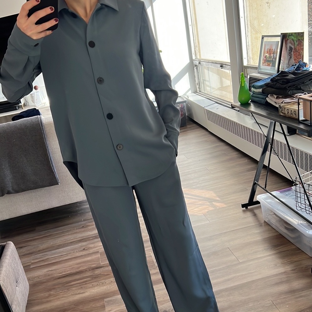 NWT Theory Oversized Button Shirt